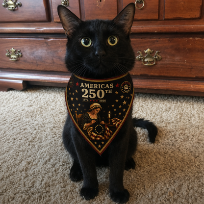 America's 250th Cat Bandana