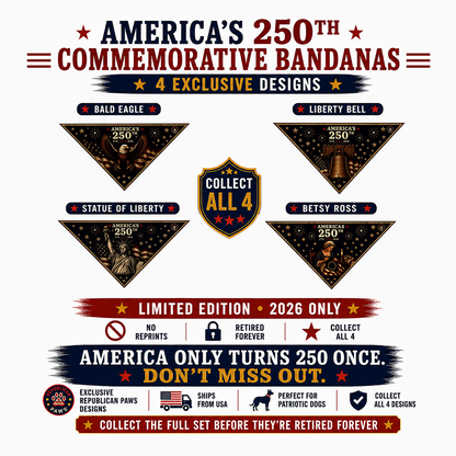 America's 250th Dog Bandana - Deal of a Lifetime