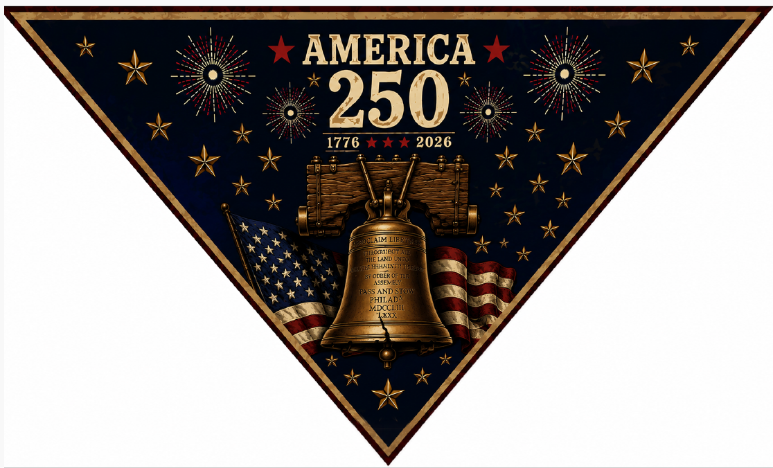 America 250 Dog Bandannas