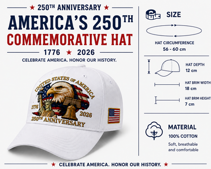 America's 250th Commemorative Hat